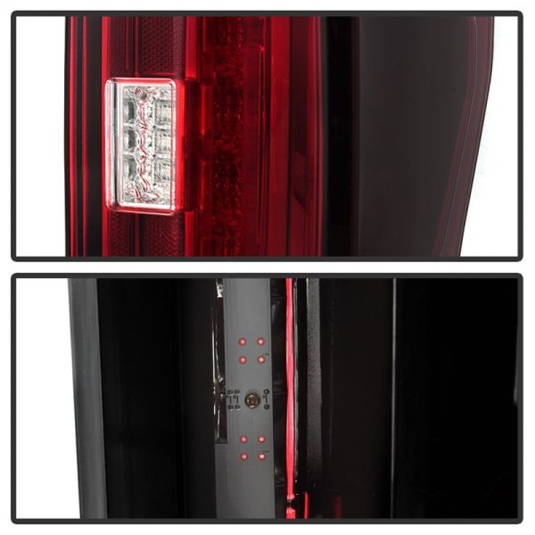 Spyder 17-18 Ford F-250 SD (w Blind Spot Sensor) LED Tail Lights - Red Clr (ALT-YD-FS17BS-LED-RC) Online Sale - Image 2